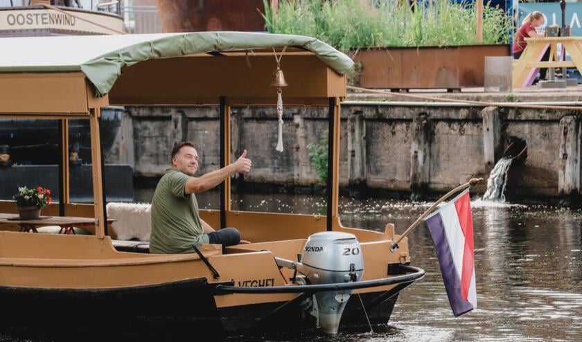 <p>Martijn in betere tijden op zijn Waterproeverij. </p>