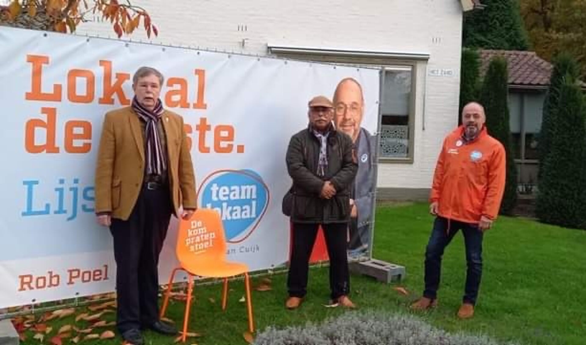 V.l.n.r. Ton van Elk de Freese, Vincent Mastail en Rob Poel.