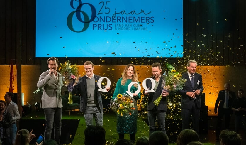 <p>Marloes Kepser wist de 25ste ondernemersprijs te bemachtigen. (foto: Patrick Bongartz)</p>  
