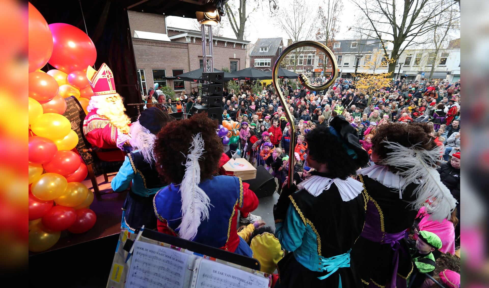 Sinterklaas was afgelopen zaterdag in Oss. (Foto: Hans van der Poel)