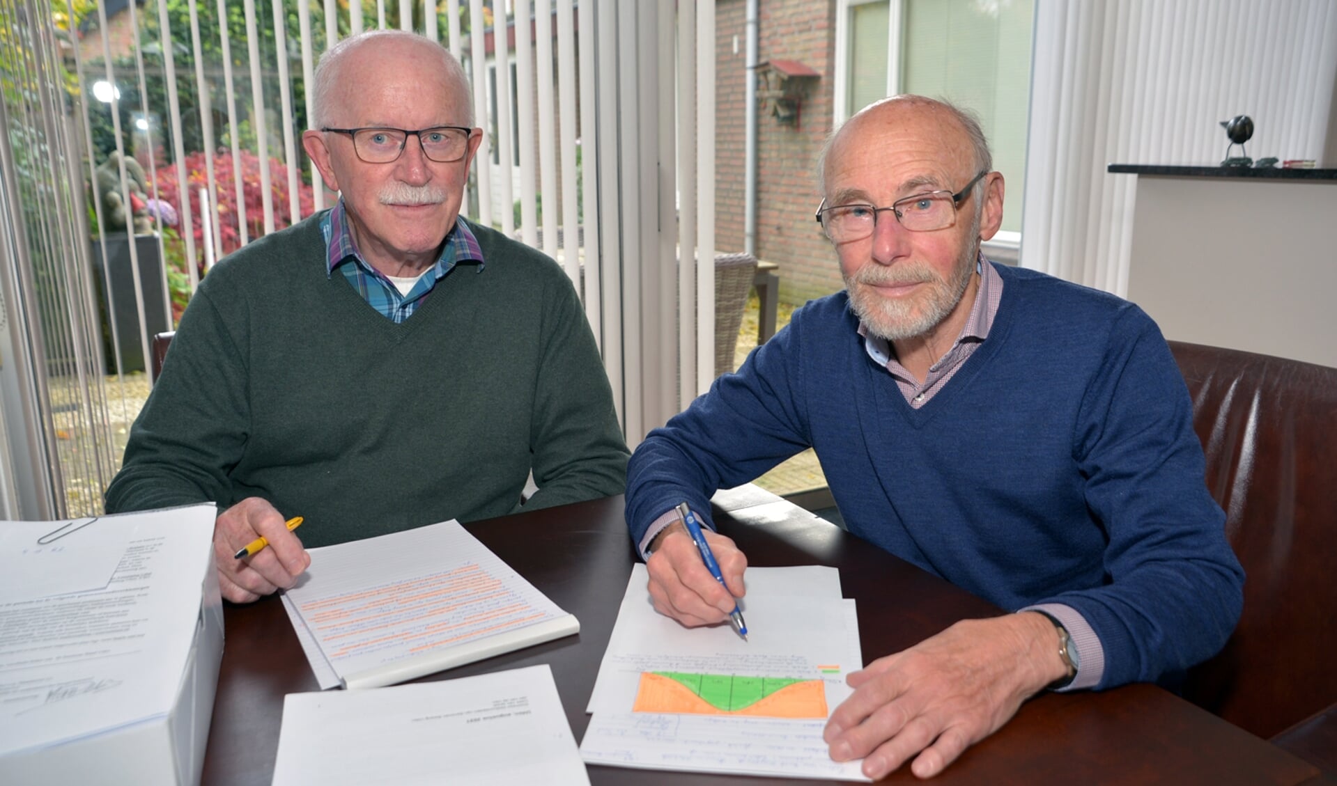 Cees en Jan. (foto: Henk Lunenburg)