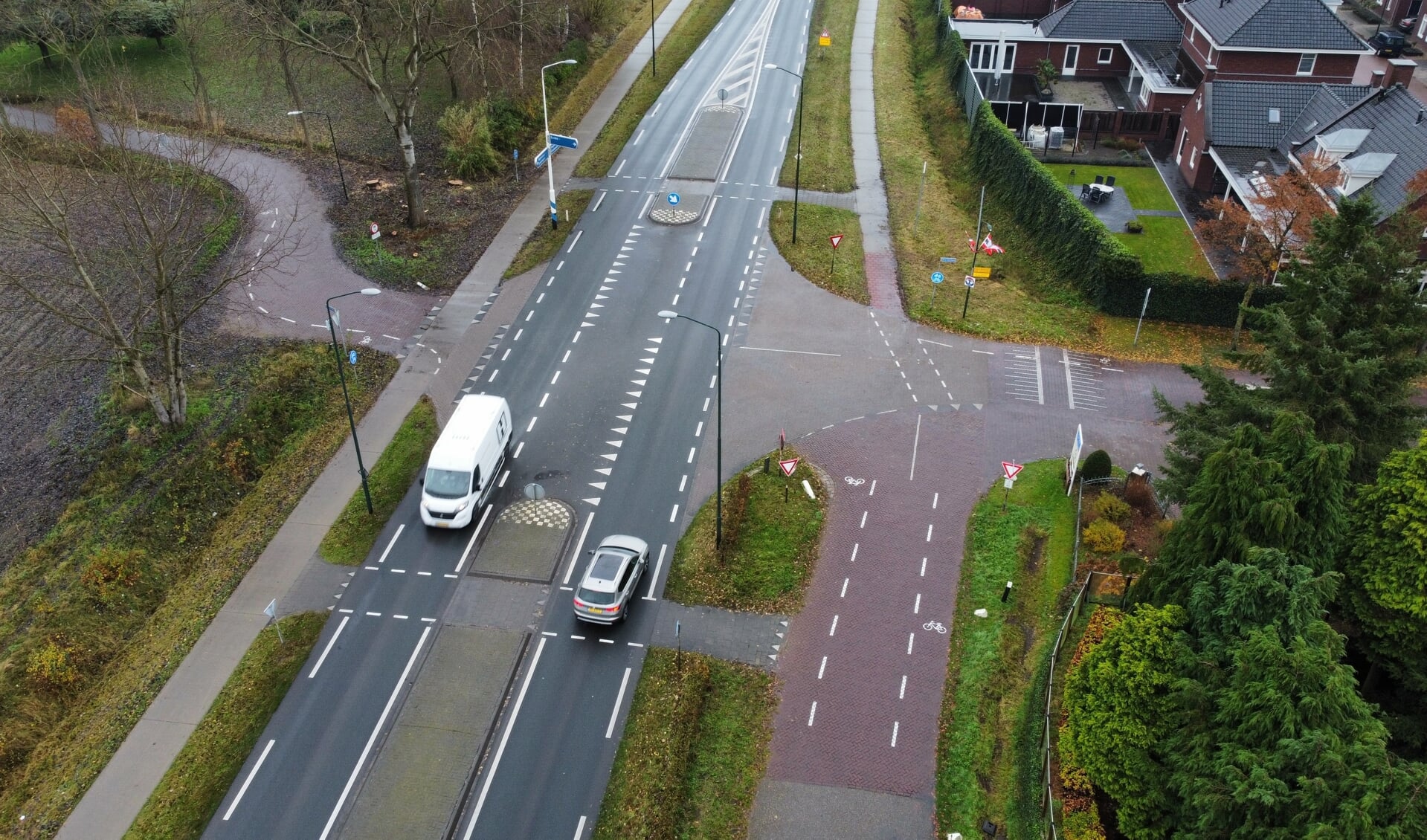 Kruising Eerdsebaan, Zandvliet, Horstjens. (Foto: Bas Ulehake)