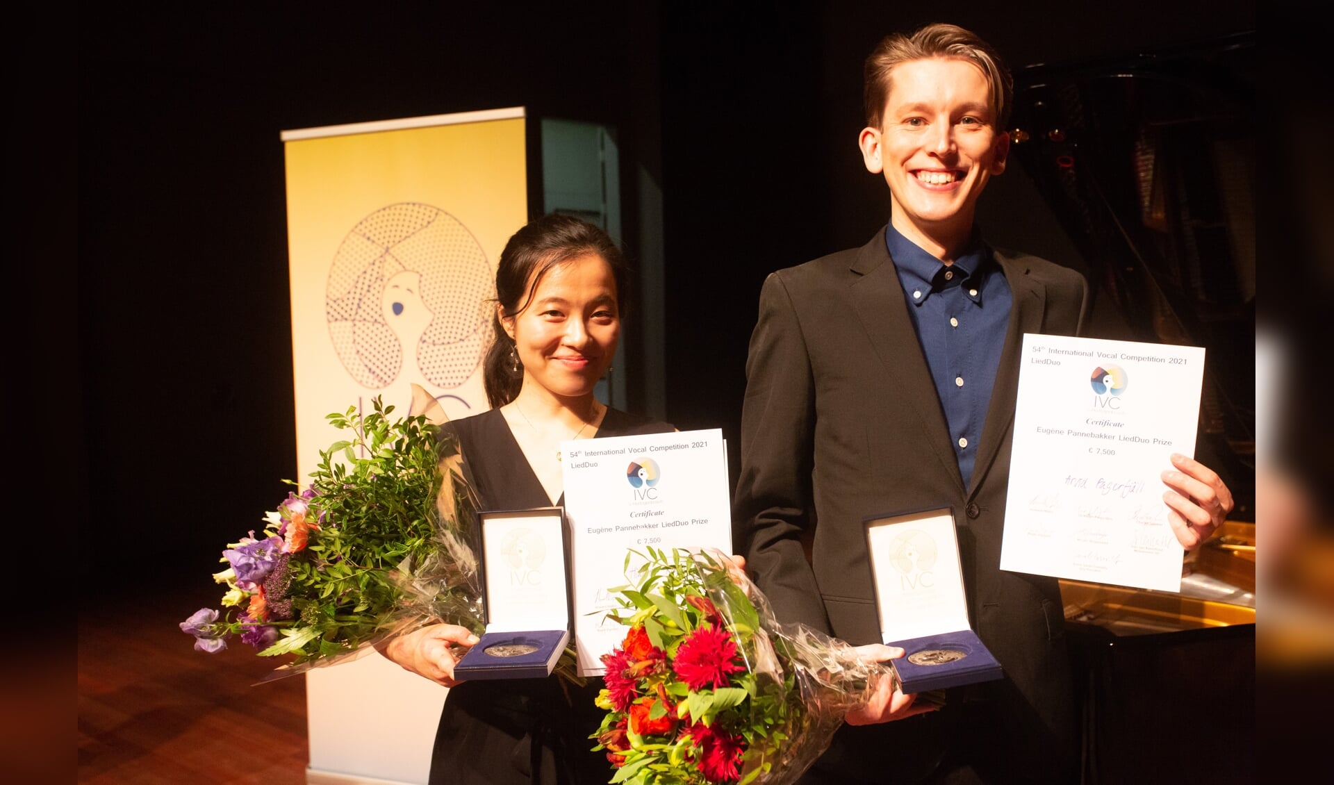 Bariton Arvid Fagerfjäll en pianist Hikaru Kanki zijn de winnaars van de 54e editie van het LiedDuo concours.