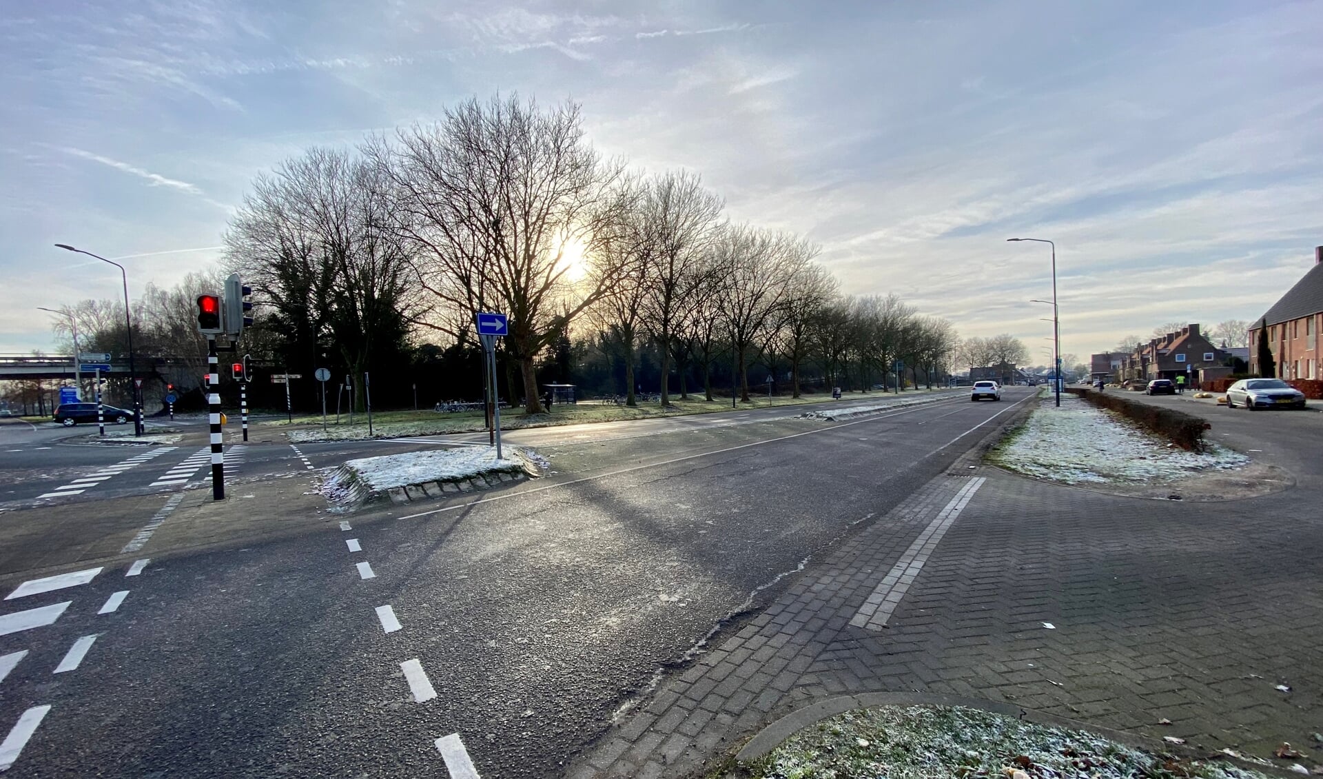 Het knooppunt van de N279/Rembrandtlaan/Taylorbrug is een belangrijke verkeersknoop binnen Veghel.