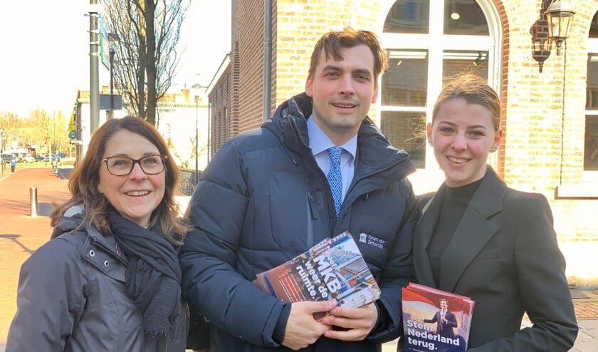 <p>Thierry Baudet van Forum van Democratie tijdens een recent bezoek aan Boxmeer.</p>