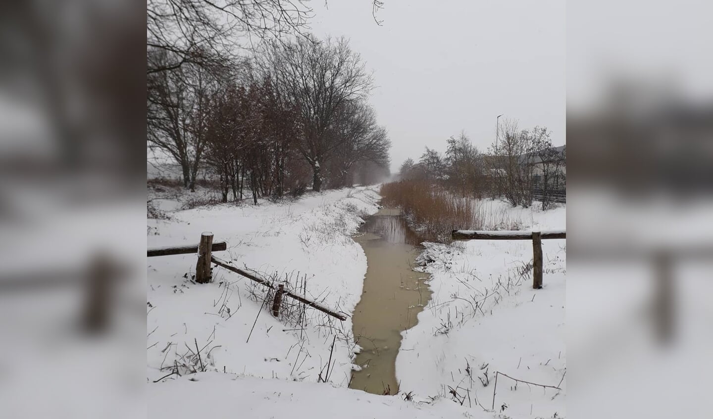 Winterfoto uit Volkel, het Duits Lijntje