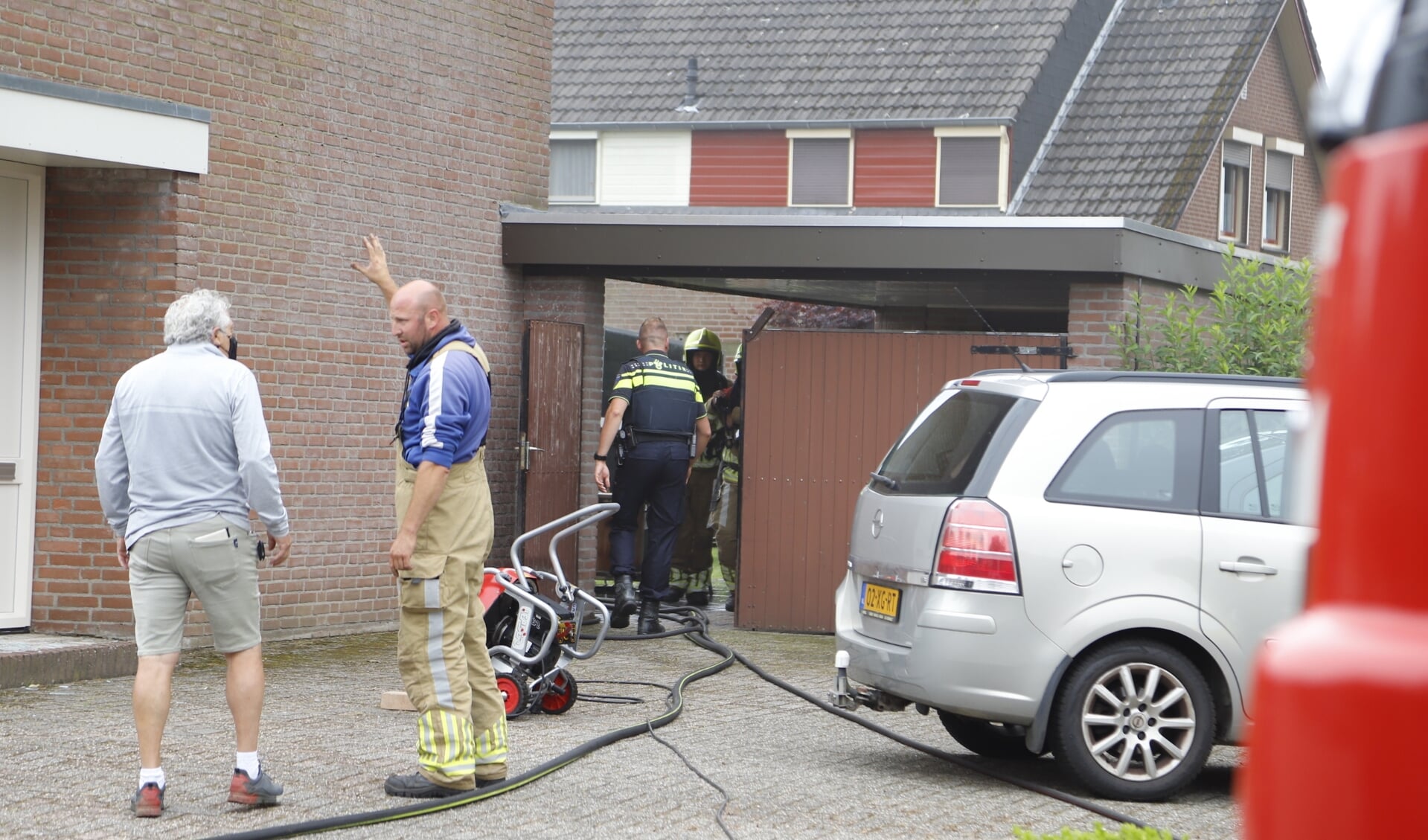 Een brand in de meterkast veroorzaakte veel schade in een woning in Heijen.