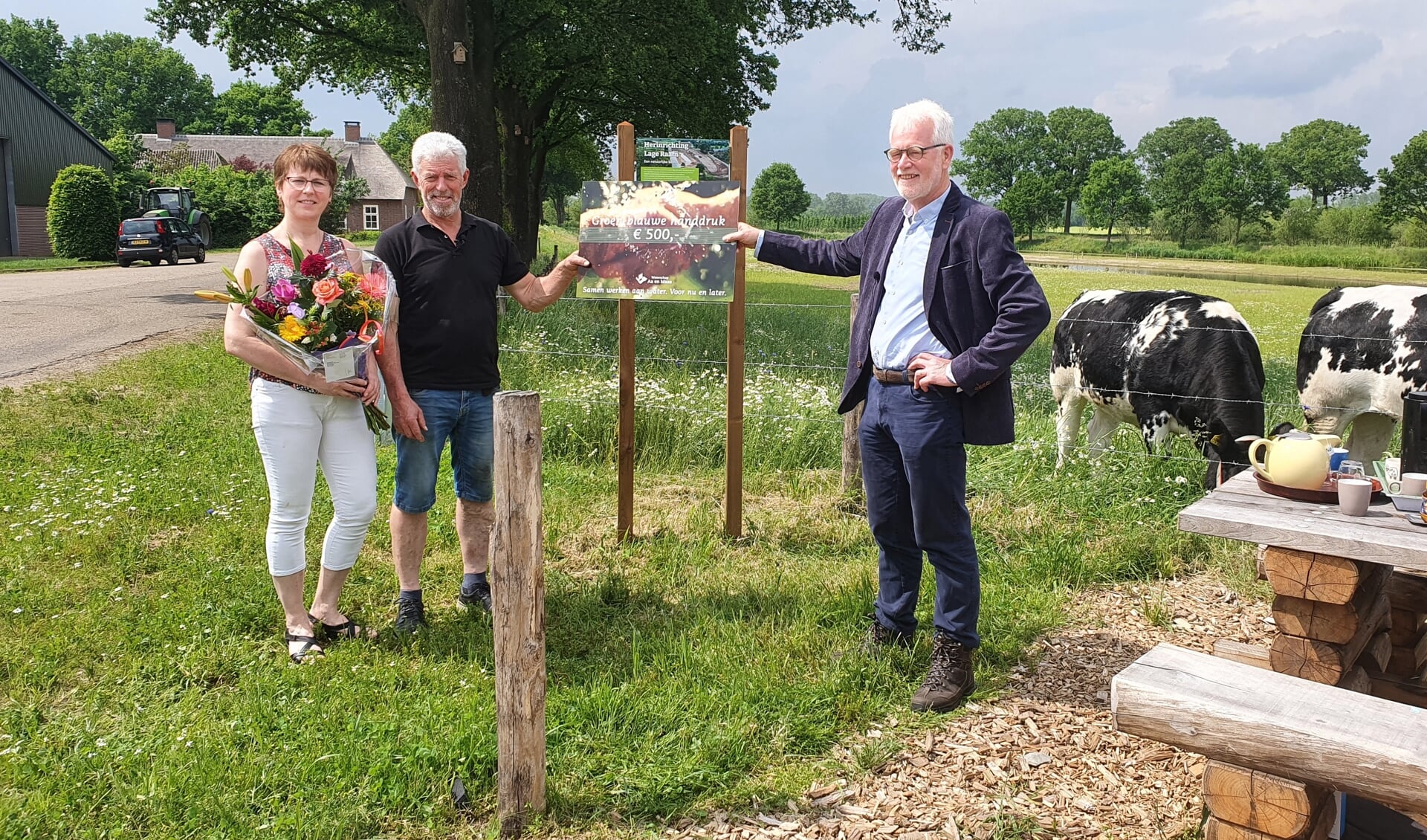 Waterschap Aa en Maas geeft Van Summeren een groen-blauwe handdruk voor nieuwe natuur langs de Lage Raam