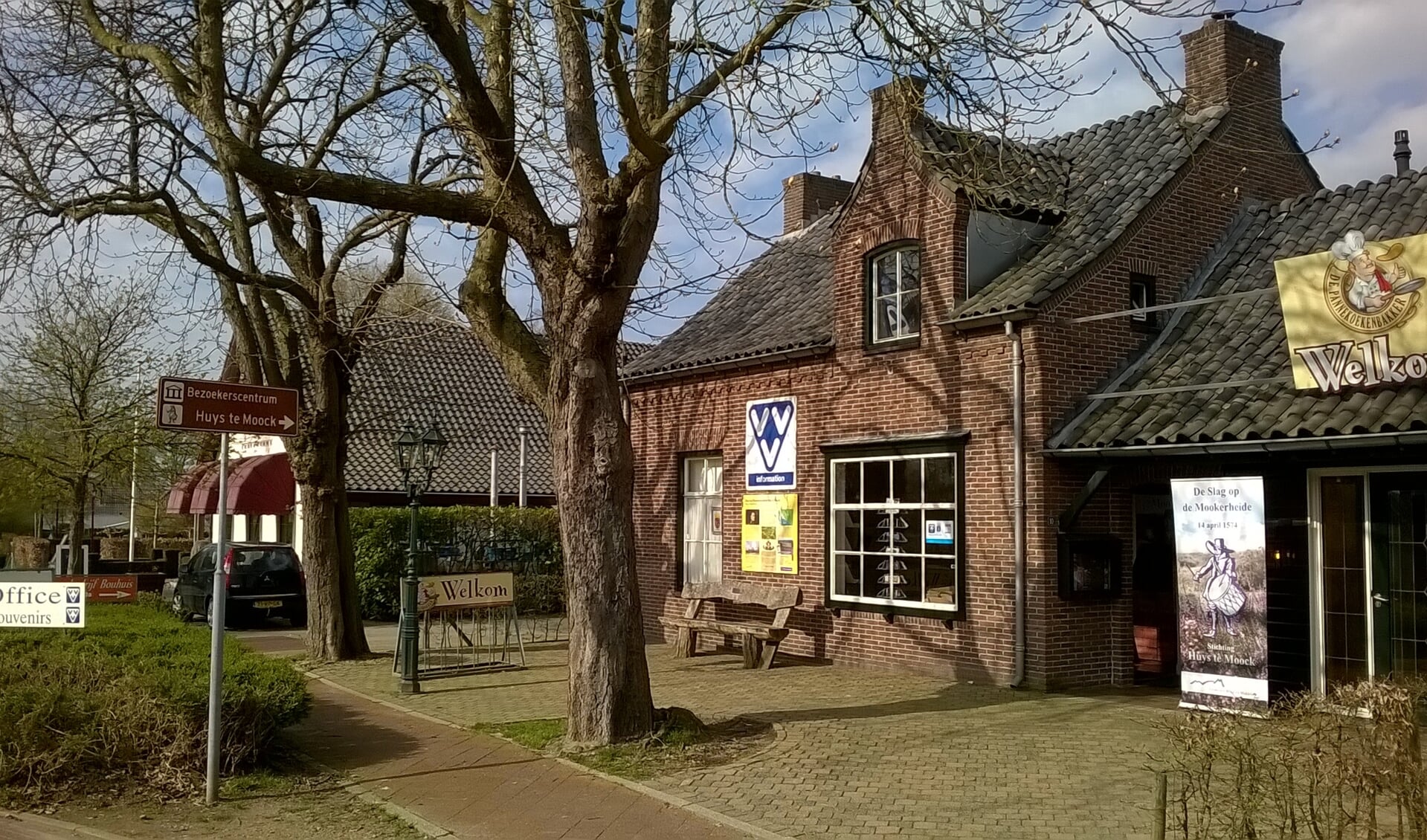 Het VVV-kantoor aan de Witteweg in Plasmolen is het vertrekpunt van Wandelen met Verhalen.