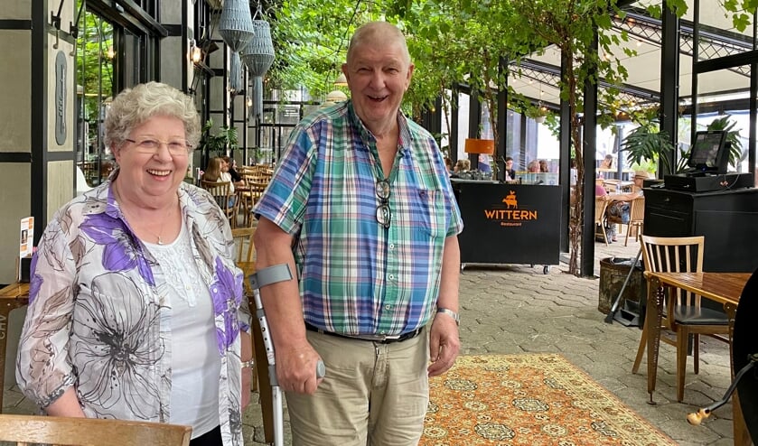 <p>Riny en Piet hadden het maandag een 'geweldige middag' bij restaurant Witten. </p>