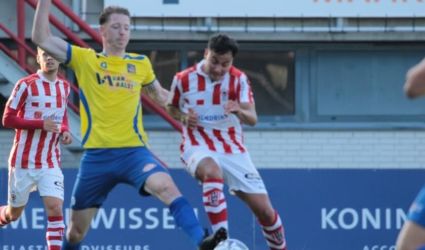 <p>Justin Mathieu rechts naast Tony de Groot. (Foto: Jeroen Engelen)</p>