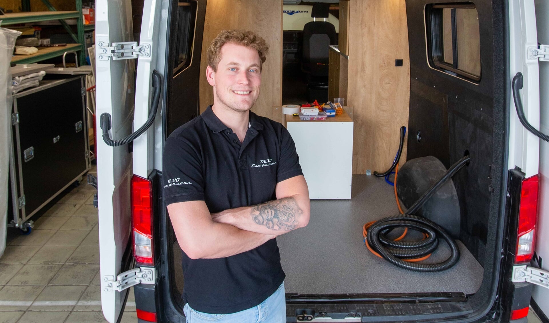 Glenn de Vocht is eigenaar van DEVO Campervans.