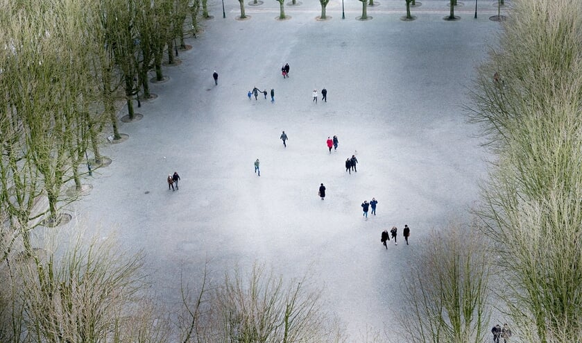 <p>Een deel van de expositie 'Hey You' is nu te zien op het plein voor de Sint-Jan in het kader van De Bossche Zomer. (Foto: Vera Claessen)</p>