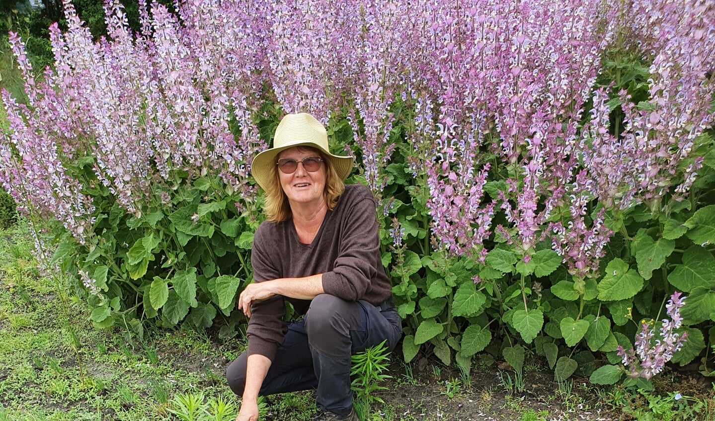 Yvonne Ree in de Pluktuin.
