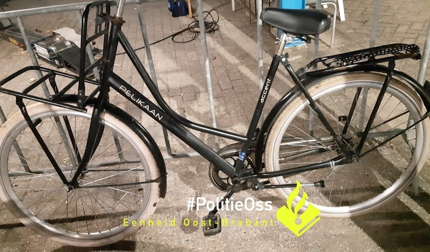 De aangetroffen fiets. (Foto: Facebook politie Oss)