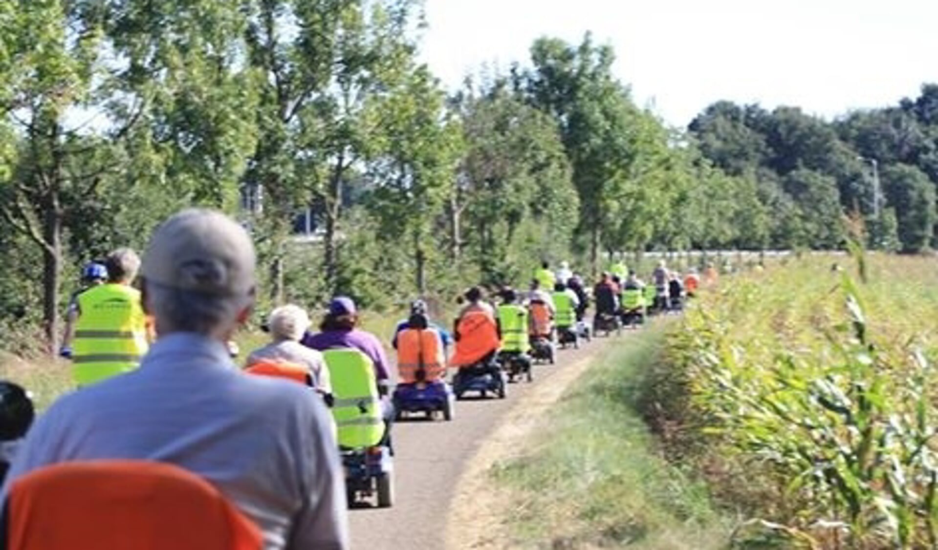 Gehandicapten Belang Boxmeer houdt een scootmobieltocht.