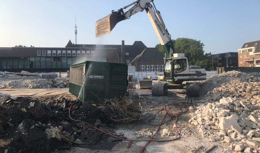 Het terrein van de voormalige V&D.