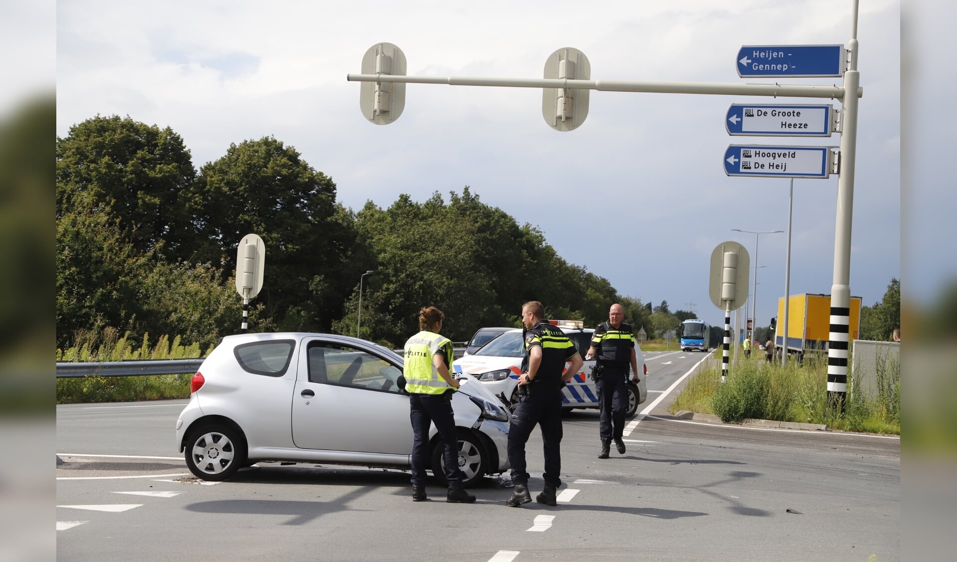 Gewonden bij ongeval op N271 bij Heijen.