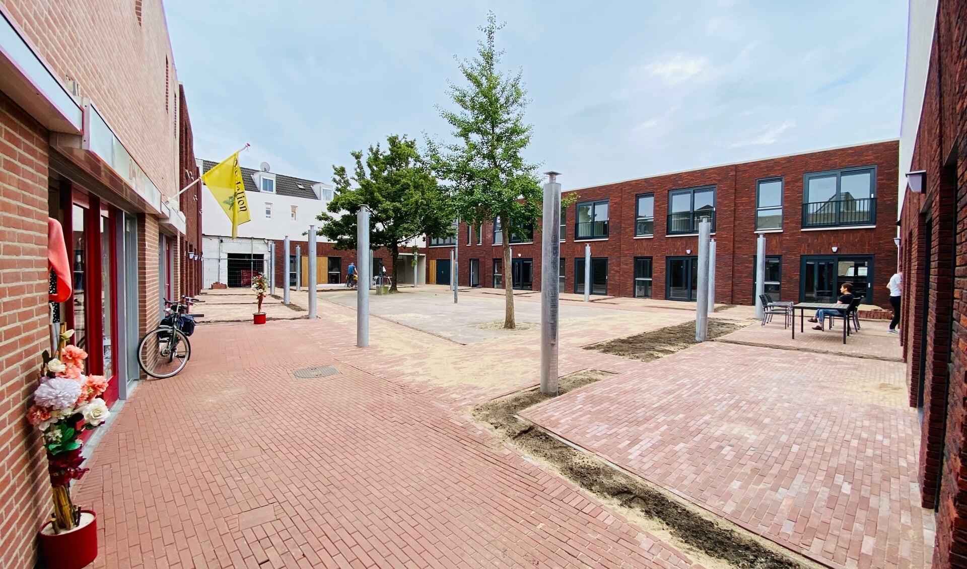 In het nieuwe bouwplan in de Patio in Veghel komen zes rijwoningen en zes appartementen.
