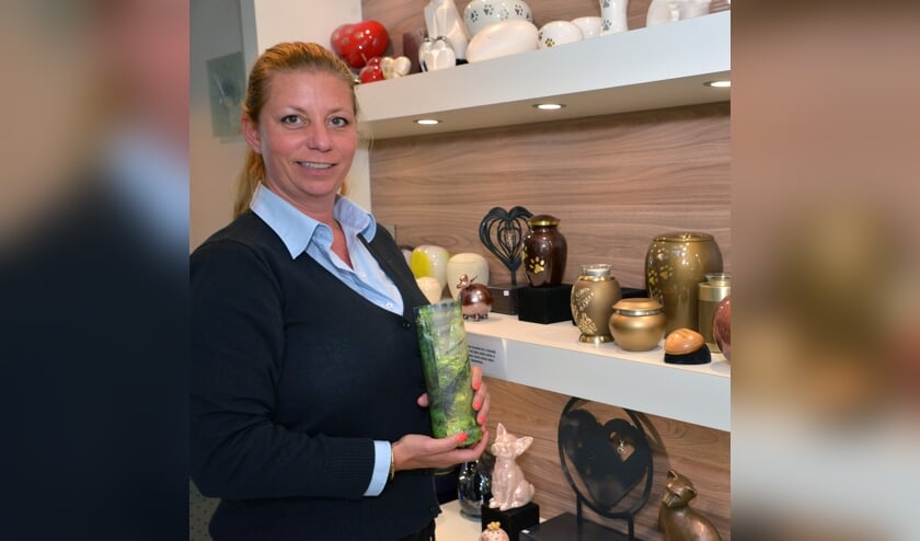 <p>Walda in het dierencrematorium. (foto: Henk Lunenburg)</p>