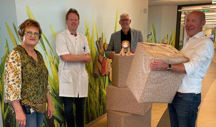 V.l.n.r.: Berry Geurts, Harmen Haanstra, Hans Peters en Sven Janssen.