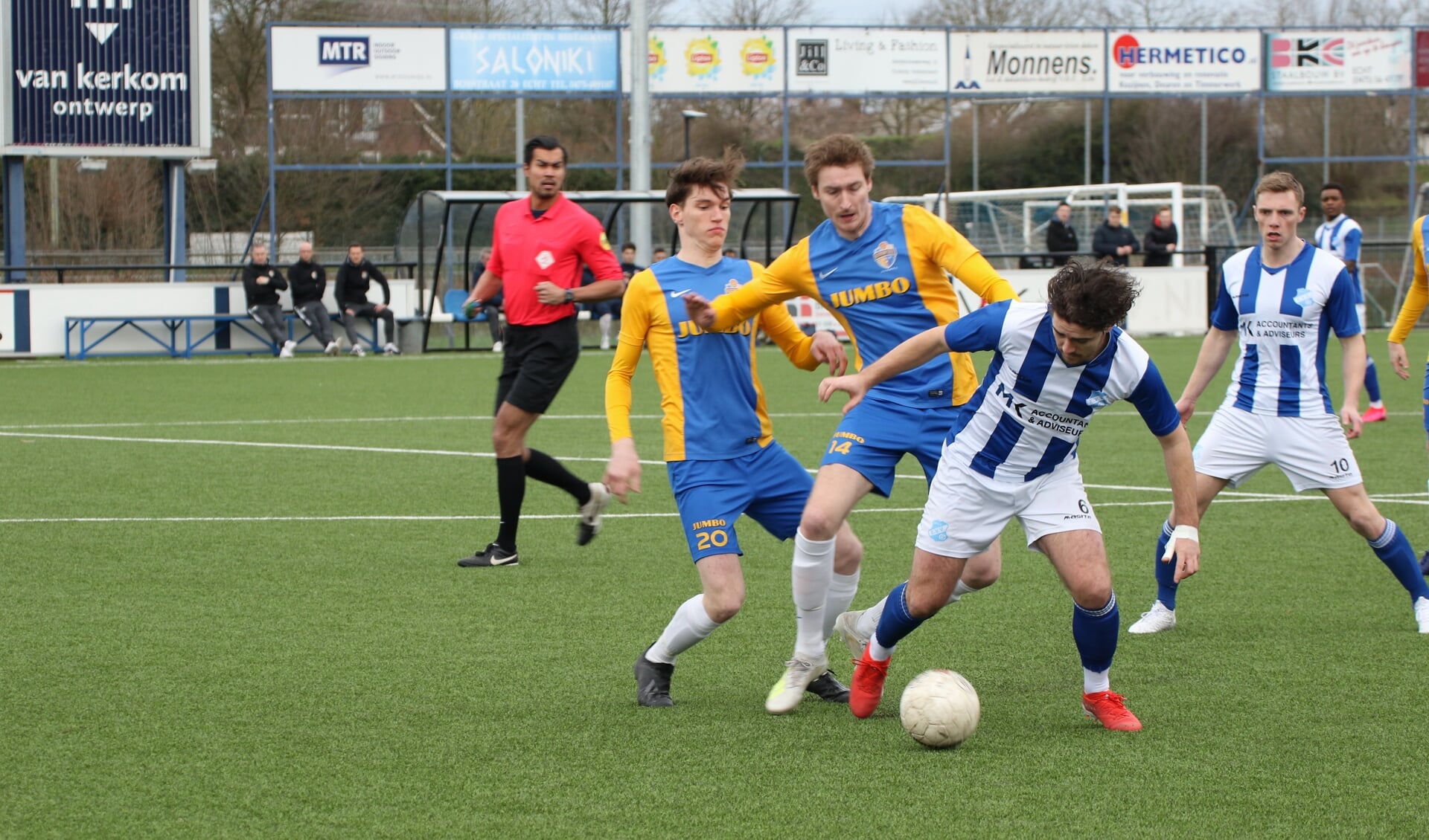 Koen van der Zanden samen met Niels Wouters afgelopen seizoen in Echt