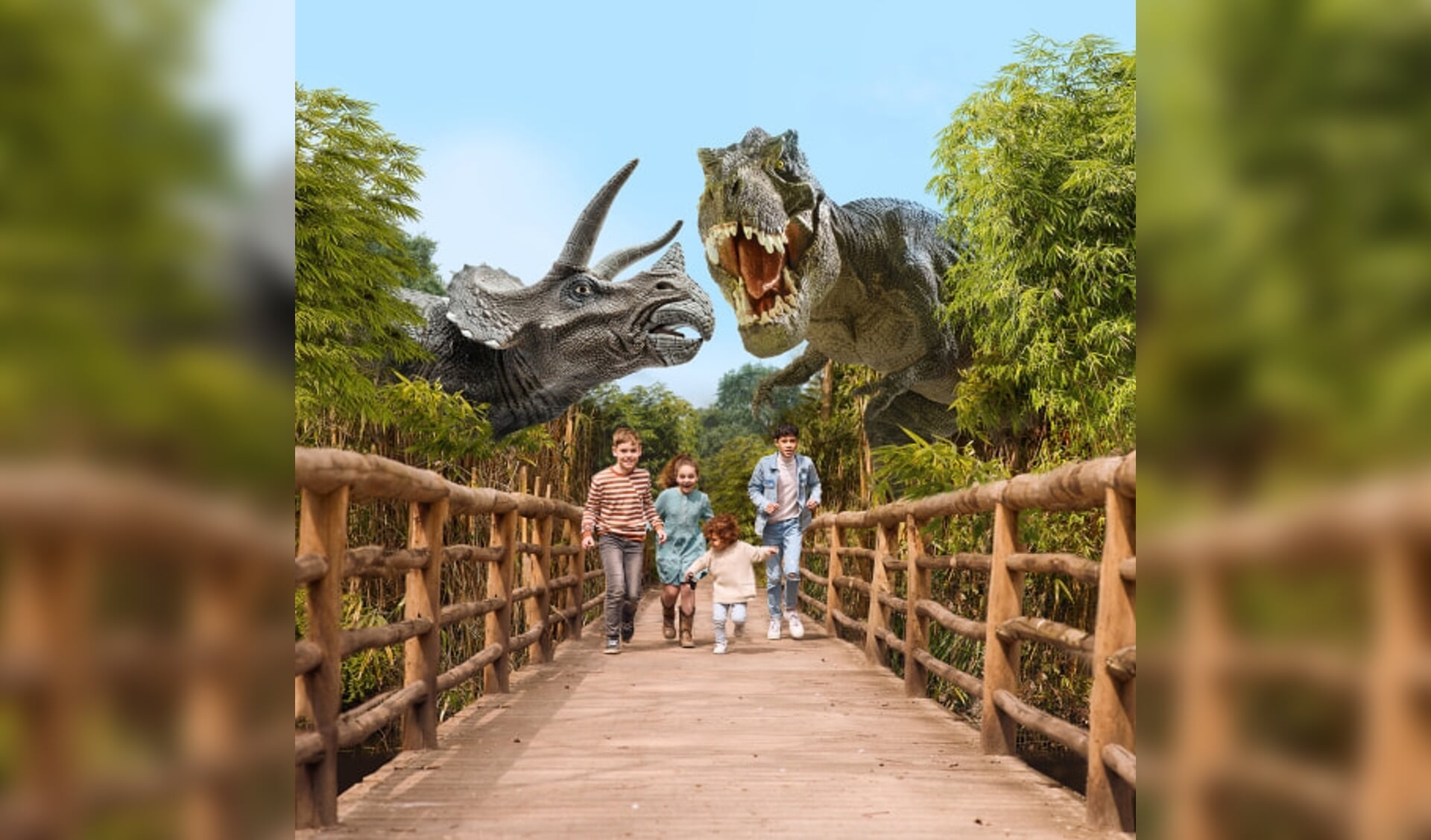 Twintig enorme dinosaurussen tijdelijke bewoners van ZooParc Overloon.