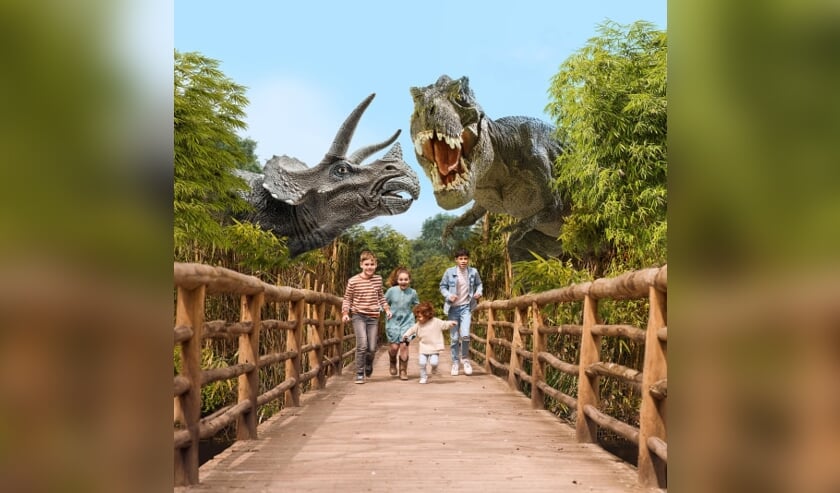 Twintig enorme dinosaurussen tijdelijke bewoners van ZooParc Overloon.