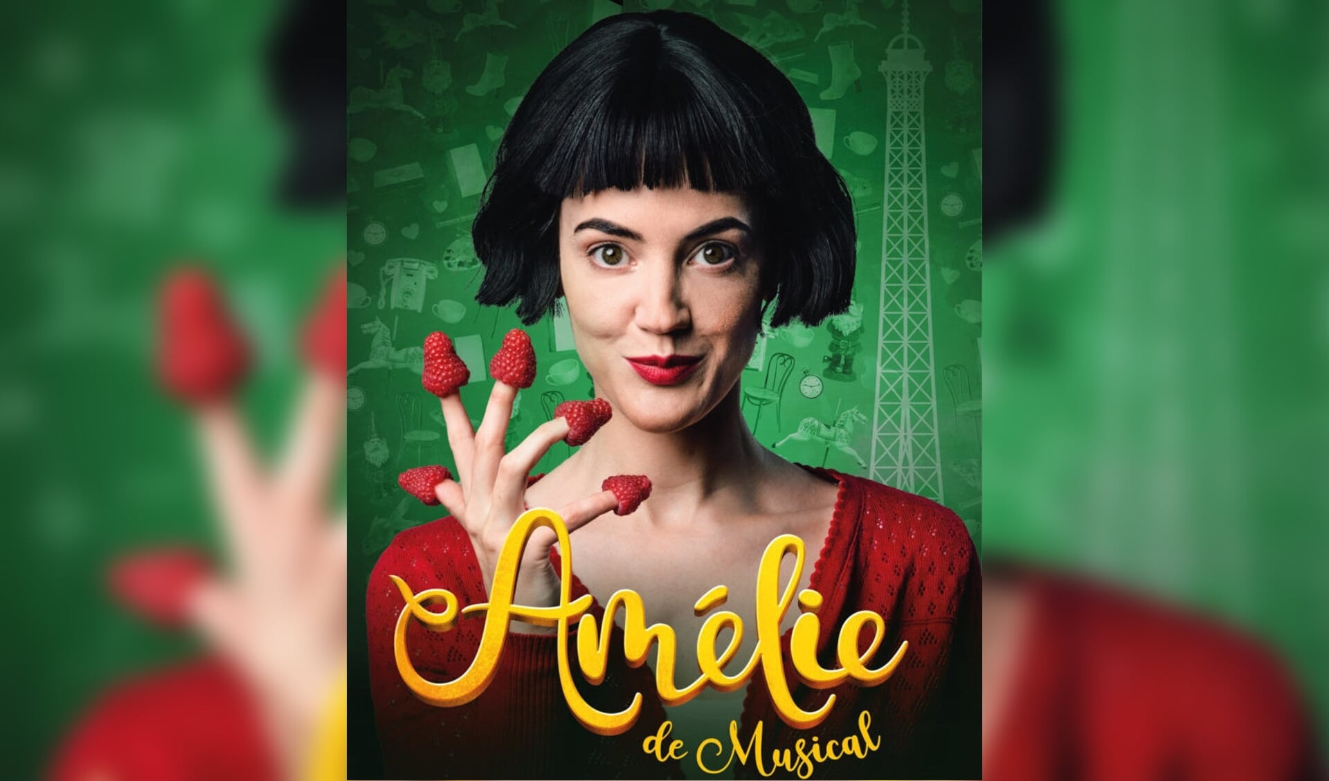 Tijdens ‘Amélie de Musical’ droom je weg op de avonturen van de dromerige Amélie. Op vrijdag 27 en zaterdag 28 november is deze musical in Den Bosch te zien. (Foto: Annemieke van der Togt/Jack Waas)