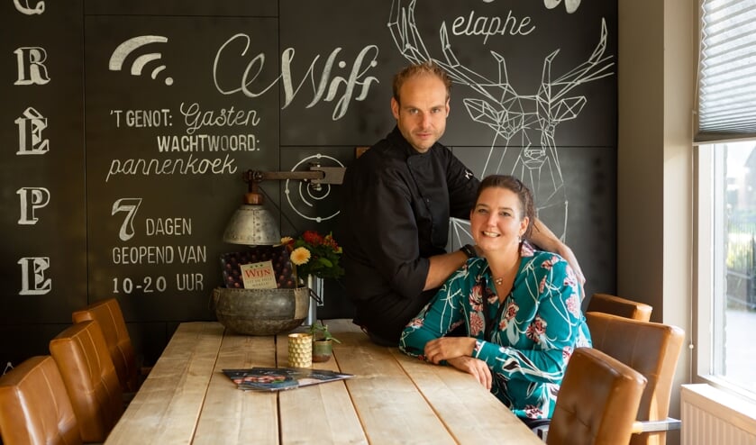 Bart en Anja van restaurant 't Genot.