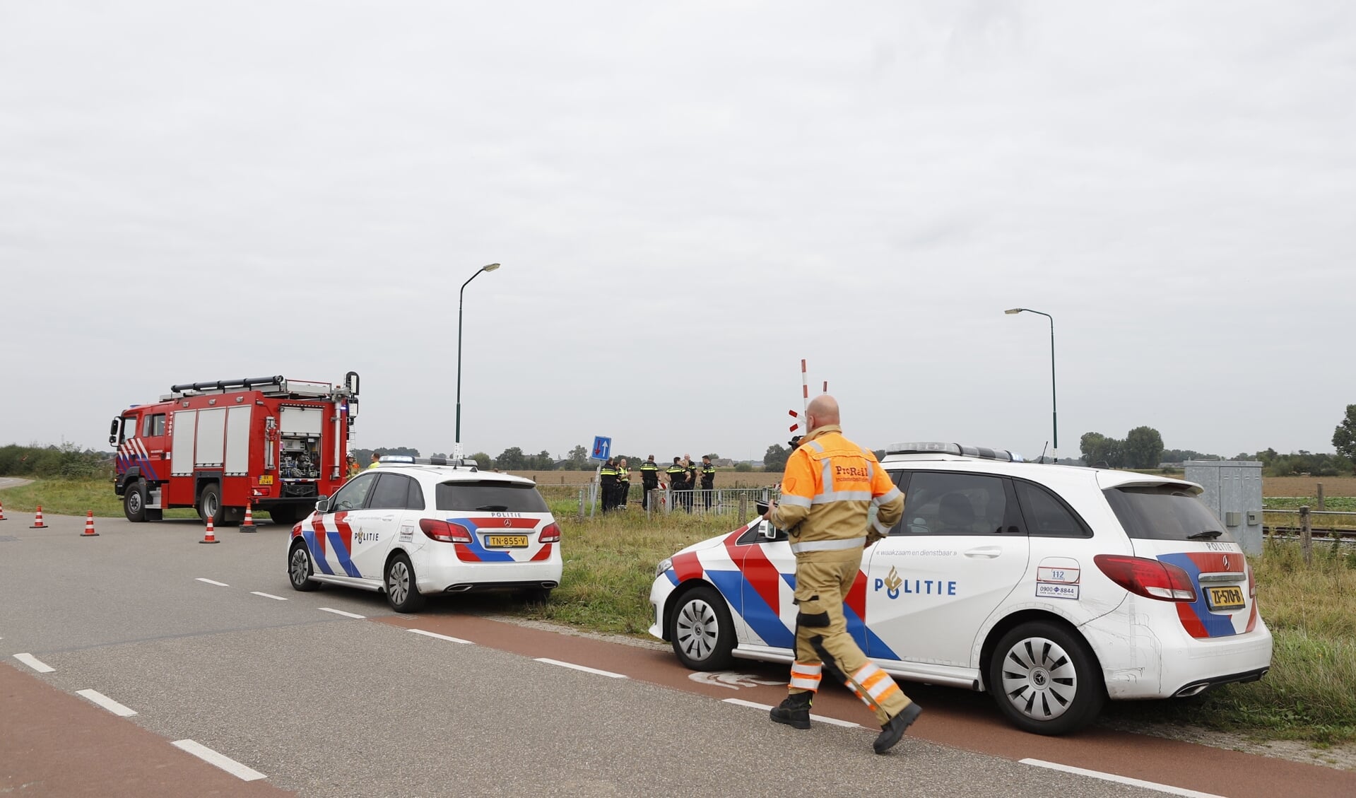 Hulpdiensten zijn massaal ter plaatse gekomen.