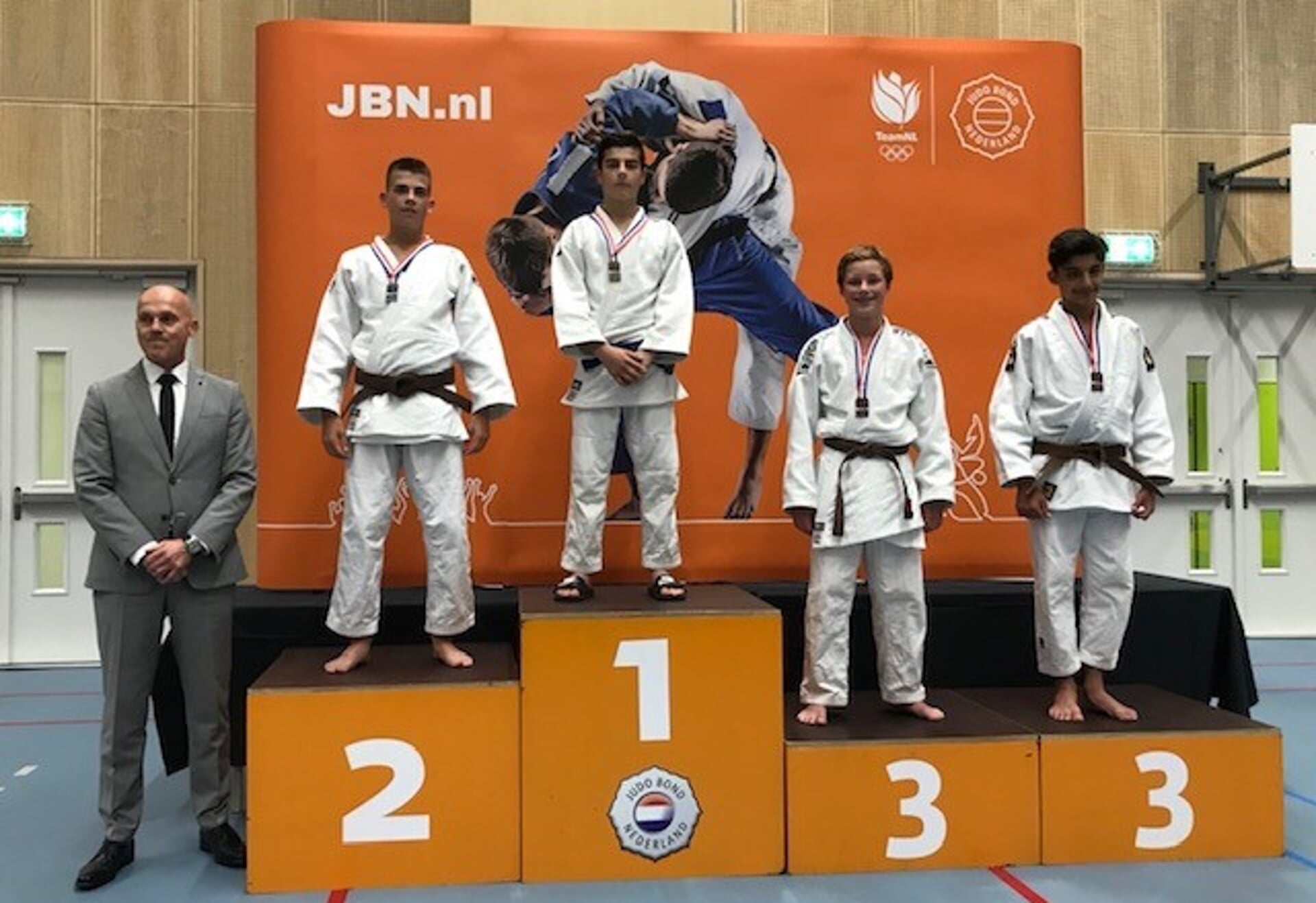 Jesse van Buel pakt zilver op NK judo.