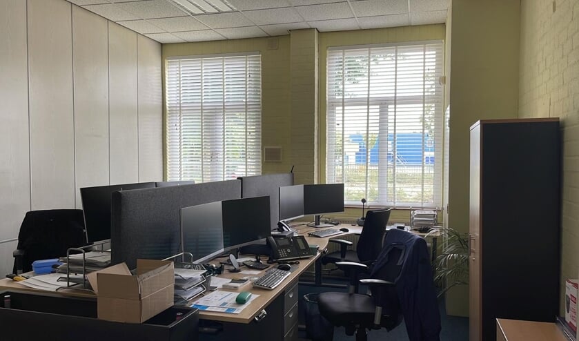 De schermen bij dit ICT-bedrijf vielen plotsklaps uit.