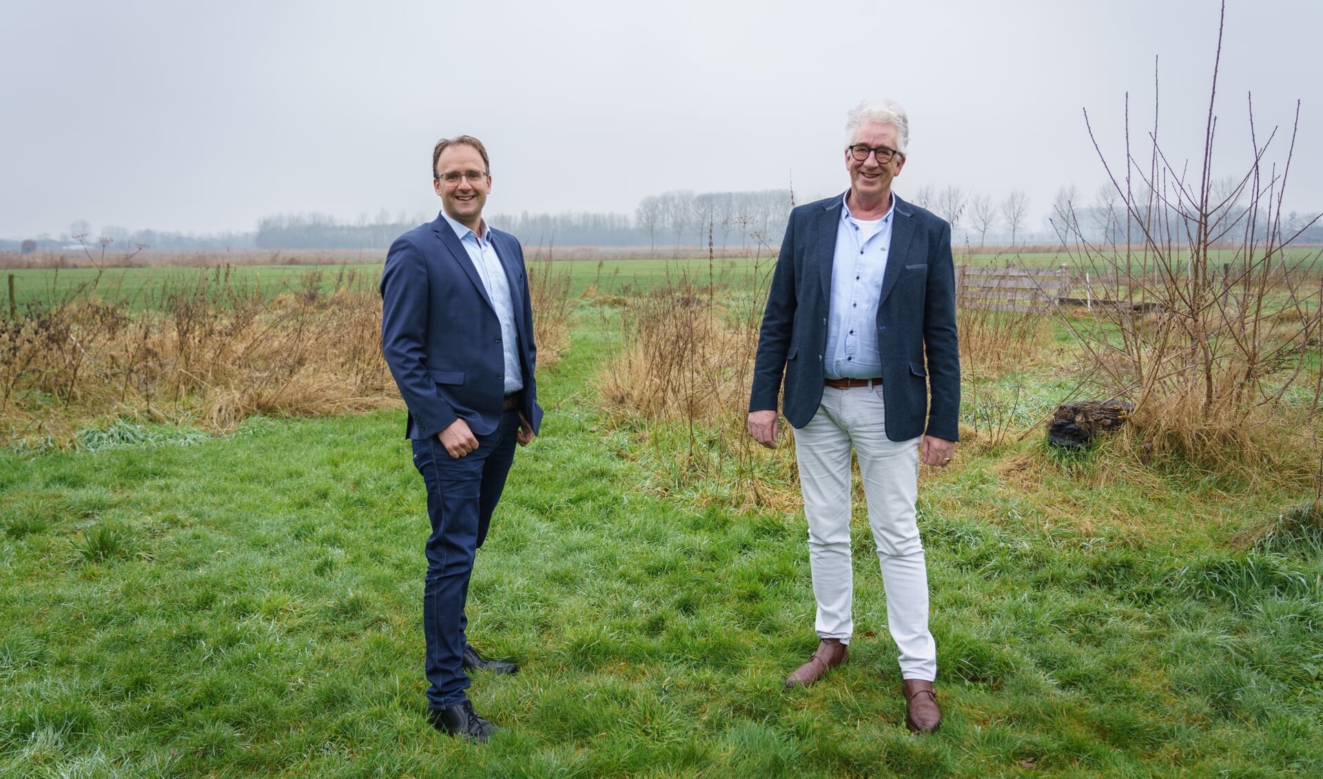 Menno Roozendaal en Arie de Zwart, de nummer 1 en 2 van de PvdA-GroenLinks kieslijst.
