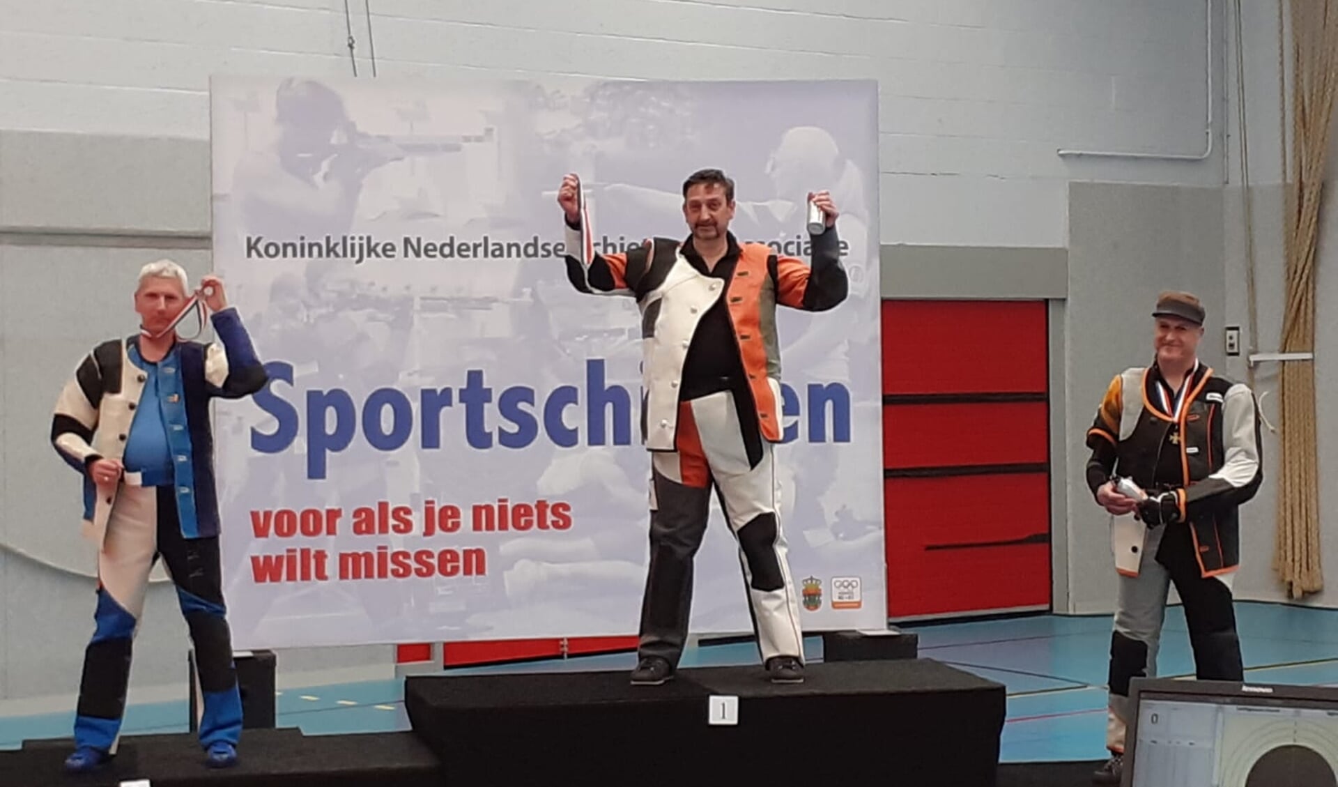Joop van der Wielen Nederlands kampioen.