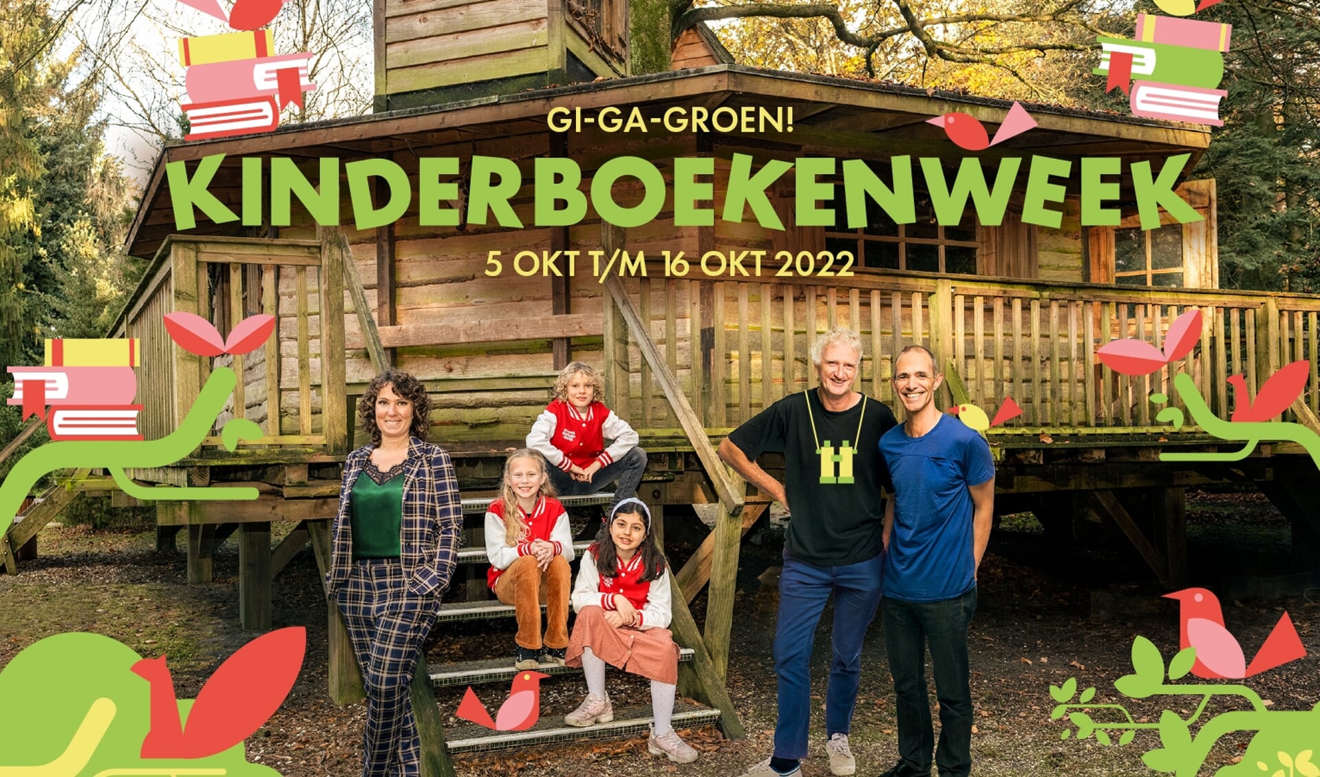Van 5 tot en met 16 oktober is het in heel Nederland Kinderboekenweek met dit jaar als thema ‘Gi-Ga-Groen’. 