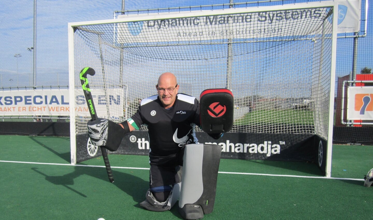Hockeykeeper Marius Kramer van MHC Oss.