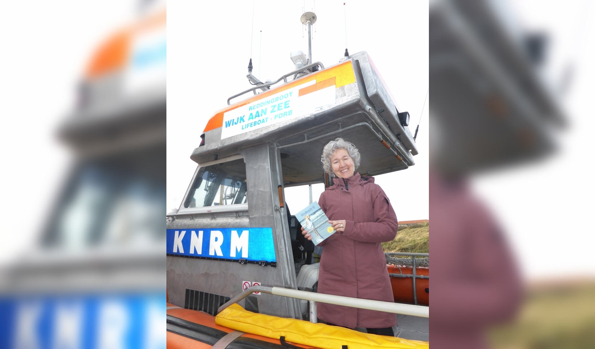 Petra Bontje, een van de schrijvers van de KNRM-verhalenbundel Windkracht 15.