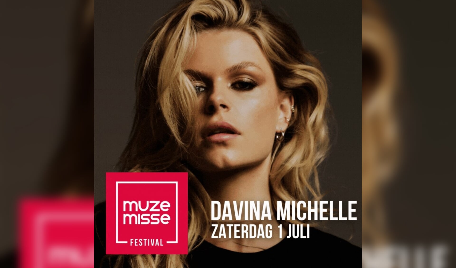 Davina Michelle is de headliner op 1 juli tijdens Muze Misse.