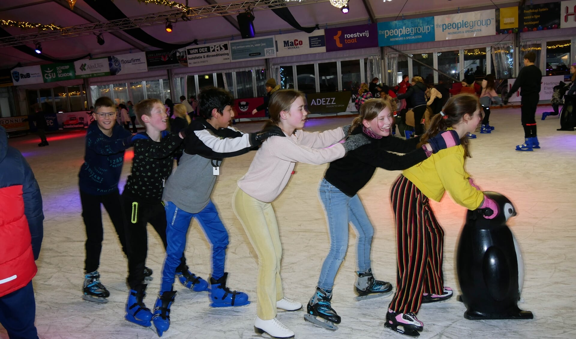 Plezier tijdens (school)schaatsen Uden on ice - Adverteren Uden | Udens | en Online