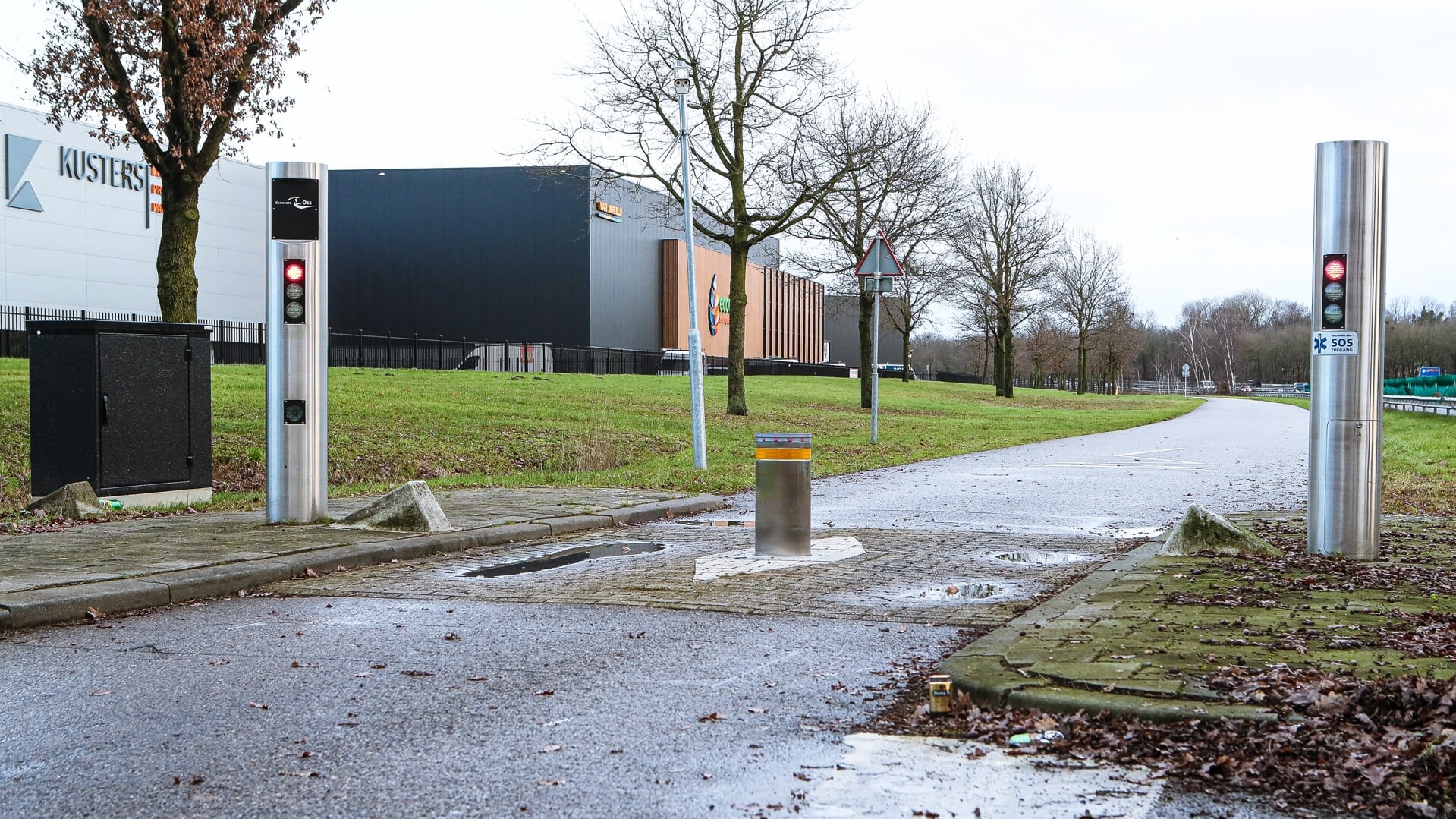 De entree bij bedrijventerrein Vorstengrafdonk zal er volgend jaar veel vrolijker bij liggen. (Foto: Hans van der Poel)