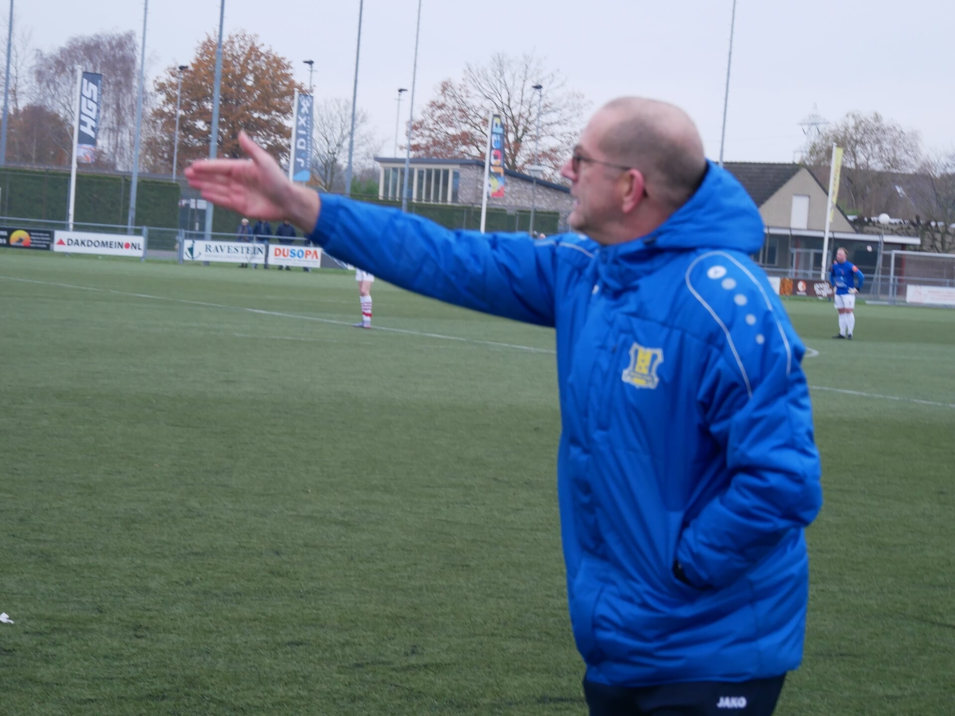 Stef Sijbers, trainer van Berghem Sport. (Foto: Leon Voskamp)