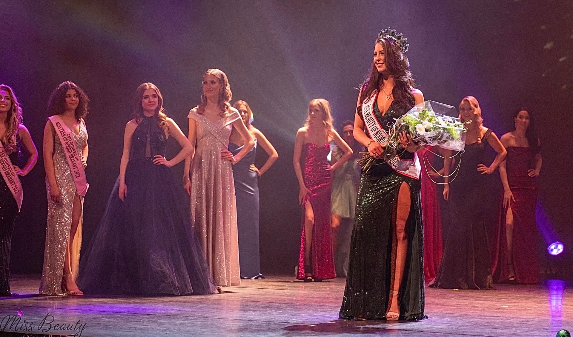 De Boxmeerse Lotte Berbers is gekroond tot Miss Beauty of Noord-Brabant 2022. Foto: John Vermeeren.