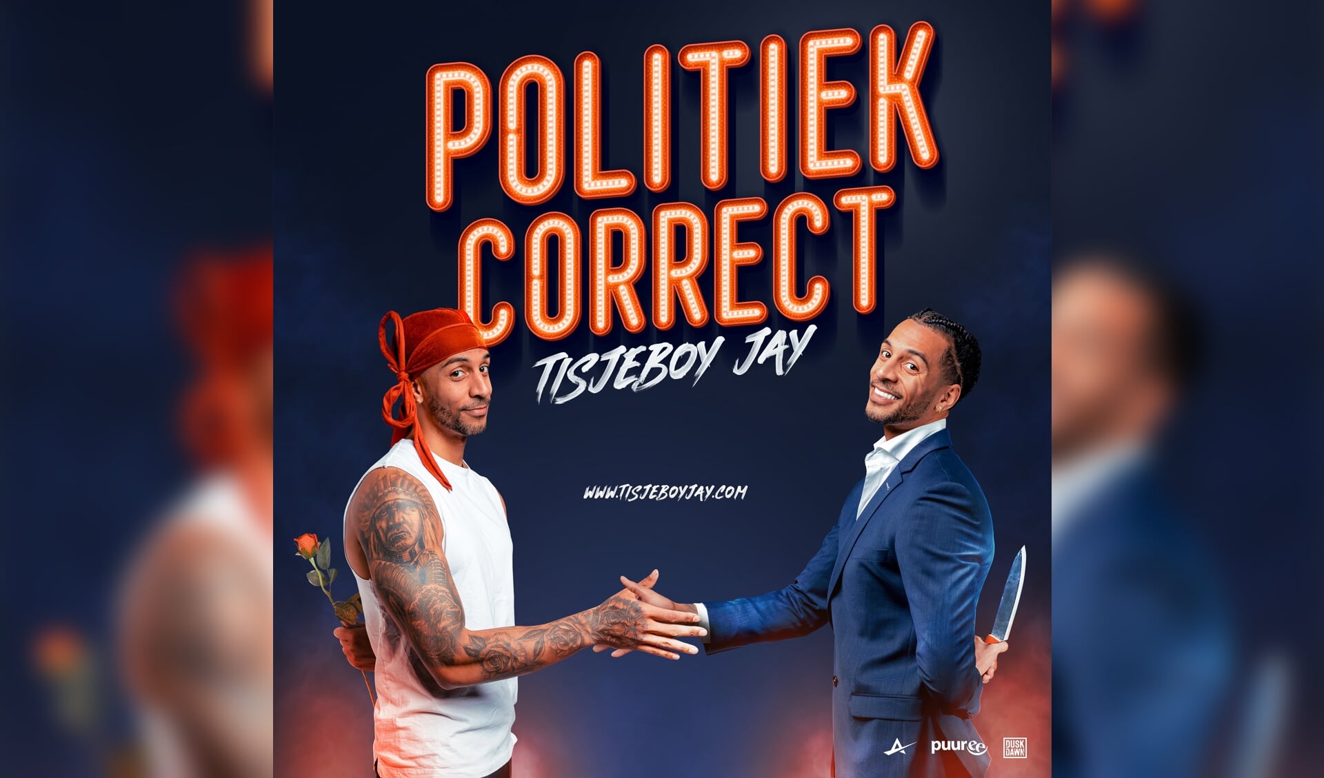 Politiek Correct, de nieuwe show van Tisjeboy Jay.