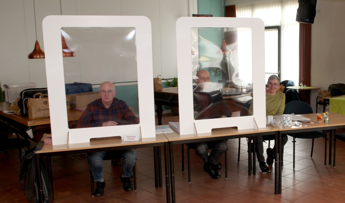 Het stembureau in Boerdonk.