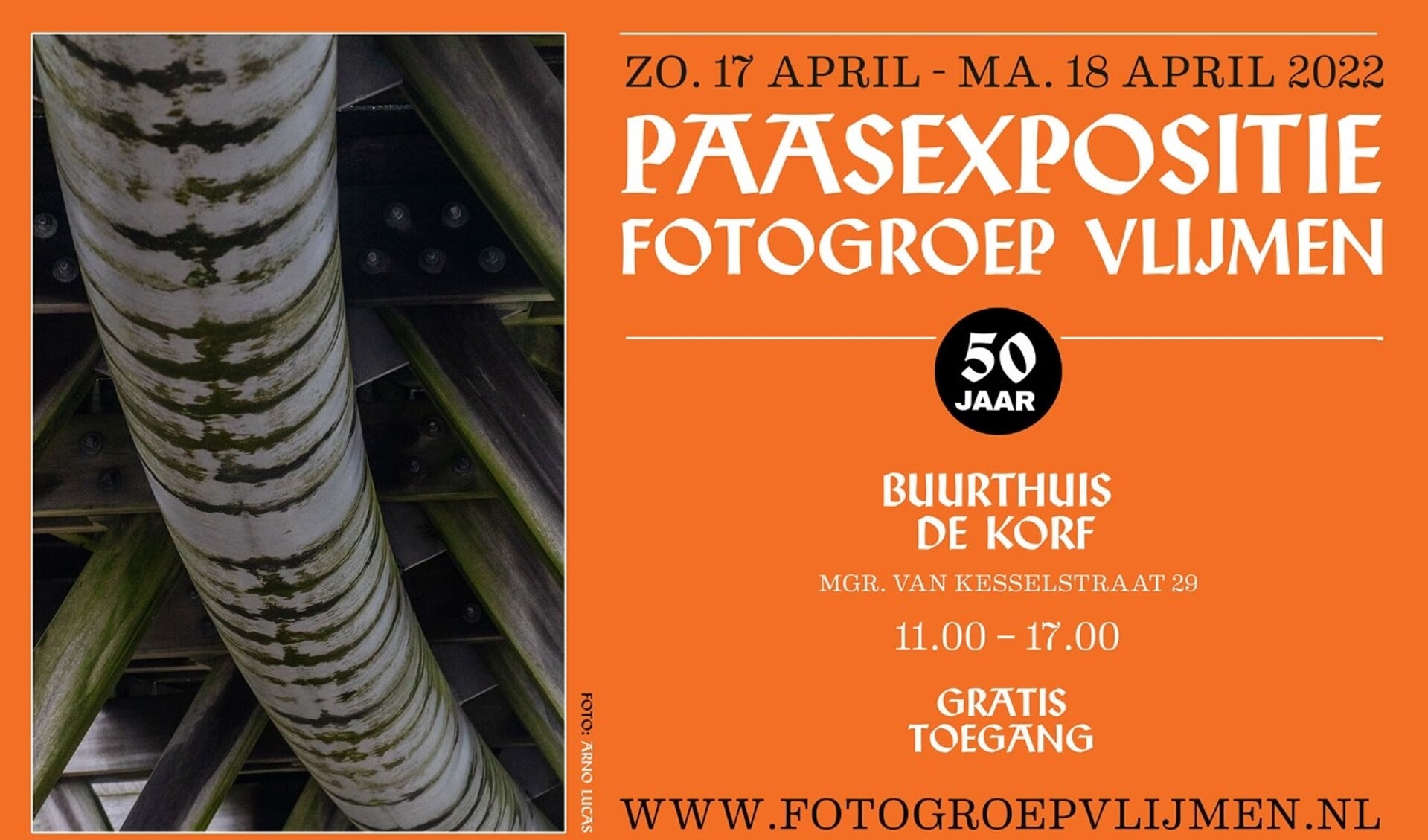 Fotogroep Vlijmen houdt haar Paasexpositie op zondag 17 en maandag 18 april (1e en 2e Paasdag).