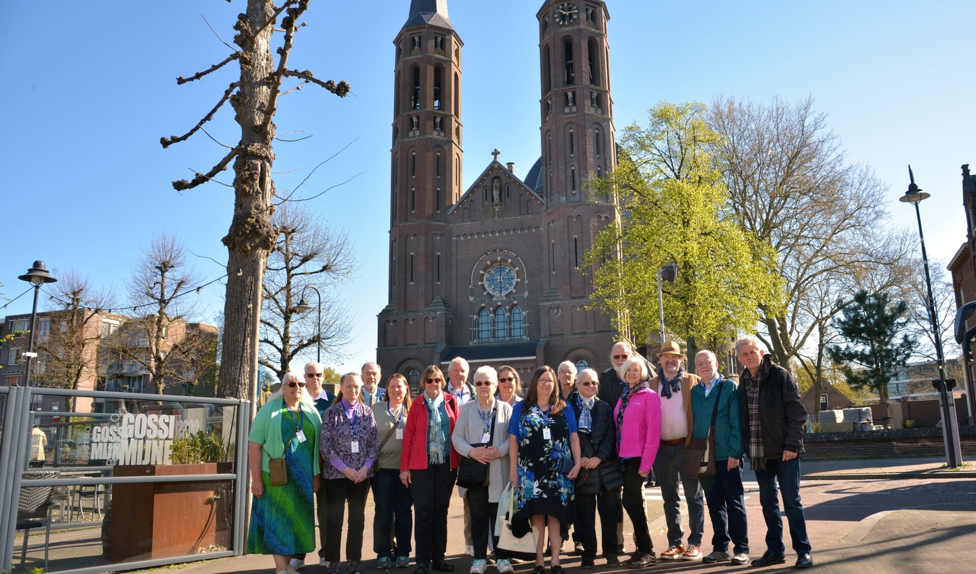 Het bezoek bij de St. Petruskerk in Uden.