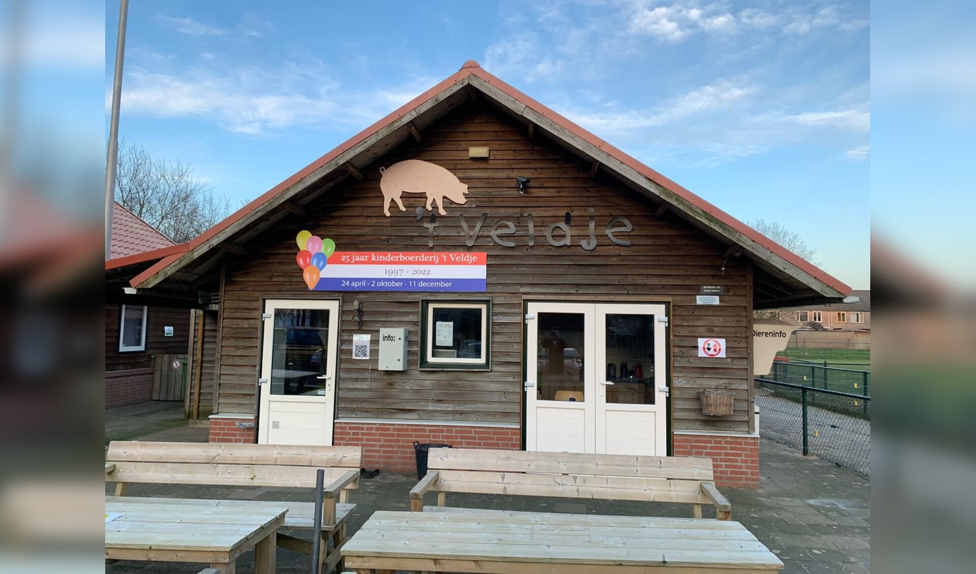 Kinderboerderij ‘t Veldje aan de Abraham Kuyperborch 2 in Rosmalen trapt het jubileumjaar op zondag 24 april af met een feestmiddag.