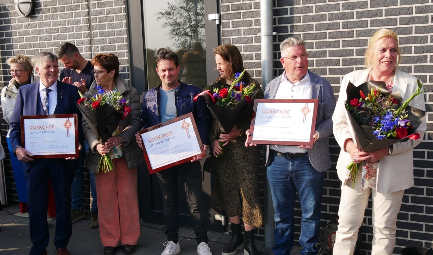 Bert van der Burgt, Berton Remmits en Ko van Lith werden benoemd tot Lid van Verdienste van de KNVB.