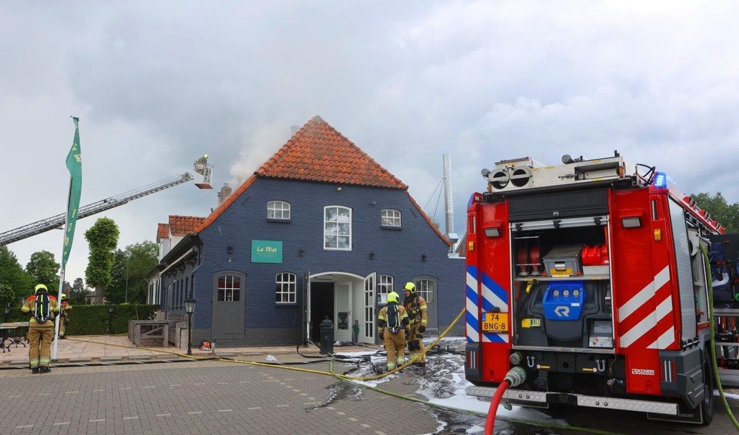 Grote brand in Thais restaurant in Rosmalen.